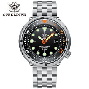 Другие часы Tuna Can Classic Watch for Men Steeldive SD1975C Супер светящаяся керамическая рамка 300 м.