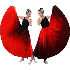 Scene Wear 540 720 Belly Gypsy Kjol Dance Ruffle Flamenco Dancing stora kjolar Flamingo Costume