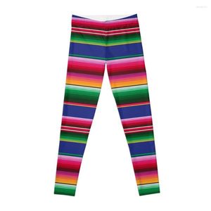 Active Pants Mexican Serape Designs Leggings Leginsy Push Up Abbigliamento donna Sport Donna