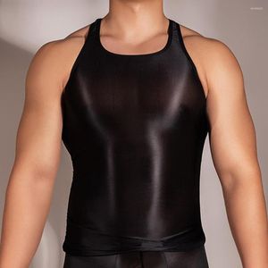 Men's Tank Tops Male Vest Top Underclothes Underwear Yoga Bodybuilding Comfortable Crop Good Stretchy Gym Brand