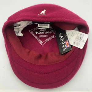 Cappellini con pallina Cappellini con pallina KANGOL Canguro stile americano Cappello in vera lana di alta qualità in avanti Pittore francese Autunno e inverno Berretto Uomo Donna Centinaia di cappelli