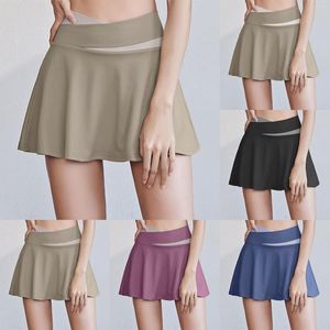 Pantaloncini attivi da donna Yoga Summer Colour Matching Skirt Style Gym Park Sports Running Maternità per le donne