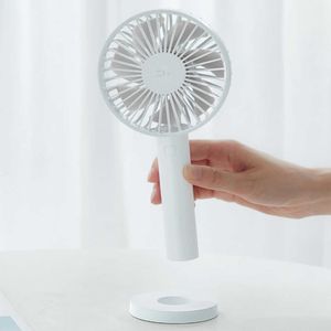 Electric Fans ZMI Portable Fan USB Mini Handheld Fan Office Desks Mute 3rd Gear Wind Speed 3350mAh Recharge Hand Held Small Pocket Fan