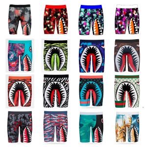 Designer mens roupa interior praia shorts boxer sexy cuecas impressas boxers macios respirável troncos de natação marca masculino estilos aleatórios