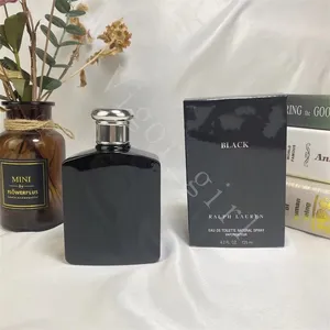 Fragrância Nobre Para Homens Garrafa Preta 125ml Perfume Luz Longa Duração Natural Bom Cheiro Luxo Designer Homens Mulheres Perfume Rápido Frete Grátis Alta Qualidade