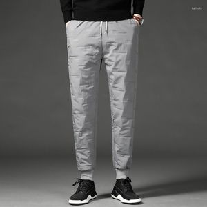 Men's Pants Mens Winter Super Warm Padded Thick Sweatpants 5XL Man Lined Windproof Casual Sportswear Tracksuits Trousers