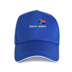 Ball Caps Republika Południowej Afryki Mens Baseball Cap-Text Flagka Print-Black-South Cape Town