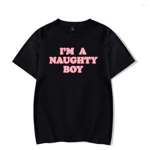 Magliette da uomo Baylen Levine Naughty Boy Streetwear Logo Merch T-Shirt Uomo e donna Manica corta Donna Camicia divertente Unisex Harajuku Tops