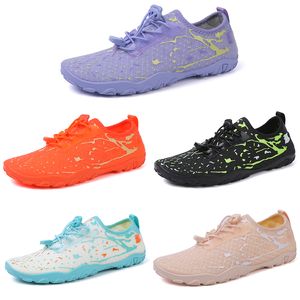 2023 wear resistant good resilience casual mesh wading shoes men purple black green blue white orange for all terrains