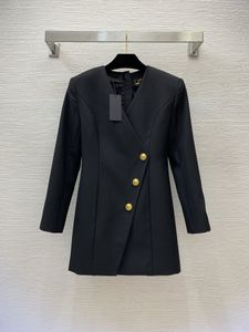 Kobiety damskie Blazers 2023 Europejska moda ekskluzywna wysokiej klasy, spersonalizowana czyste tkaniny akcesoria na stałe kolory garnitur