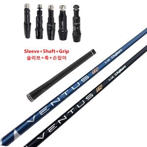 Club Heads Golf Drivers Shaft Versão atualizada Fujikura Ventus TR blueblack S R Flex Graphite Shafts Luva e punho de montagem livre 230713