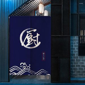 Cortina porta de cozinha japonesa decoração de restaurante Noren para despensa de macarrão