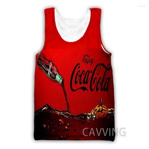 Herren Tank Tops CAVVING 3D Gedruckt Coke Harajuku Weste Sommer Unterhemd Shirts Streetwear Für Männer/frauen