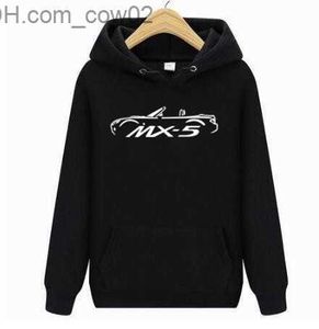 Erkek Hoodies Sweatshirts Erkek Çoraplar Mazda MX5 MX-5 Eunos Roadster MK3 Hoodie Erkek Sweatshirt Erkek Kış Ceket Hoodie S-4XL Z230714