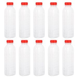 Bottiglie d'acqua Clear Drink Beverage Bottle Contenitori vuoti Stoccaggio riutilizzabile Soda Cola Caps Creativo Usa e getta Vaso da tè da viaggio 230714