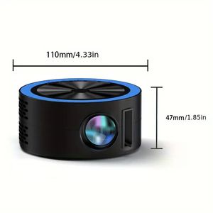 Mini Portable Projector S1,Home Theater/Outdoor Video,Compatible With Smartphone/Laptop/HDMI/USB/SD Card,etc.