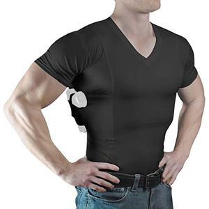 Men's T-Shirts Men Women Invisible Carry Tactical Clothes Concealed Carry T-Shirt Pistol Holster Tactical Short Sleeve Shirt Gun Holster 230713