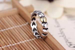 Cluster-Ringe, ein Großhandelsverkauf, Modeschmuck, Pave-Fassung, Charm-Herz, 925er Silber, Retro-Ring für Damen