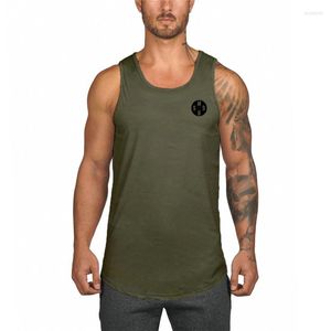 Regatas masculinas Musculação Malha com costura Regata Masculino Ginásio Treino Fitness Camisa sem manga Masculino Secagem rápida Estampada Top Casual