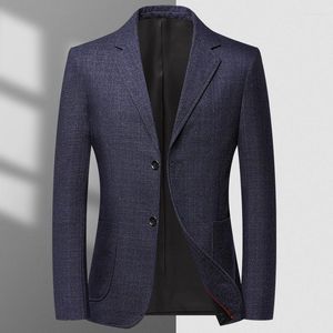 Men's Suits High Quality Blazer British Style Business Casual Work Senior Simple Elegant Fashion Interview Gentleman Slim Fit