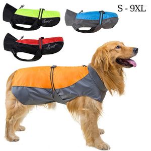 Abbigliamento per cani Abbigliamento per cani di taglia grande Abbigliamento per animali domestici riflettente Giacca impermeabile Costume da esterno Labrador Chihuahua Pug Coats Supplies