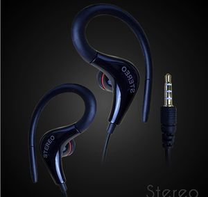 Ear Hook Sports Earphone Super Bass Sweatesproof Stereo Headset Sport hörlurar för Huawei Galaxy S6 Smarttelefon