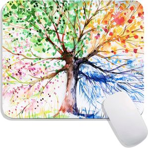 Life of Tree Mouse Pad Personalizowane testy premierowe Premijowane Projekt myszy bez poślizgu Komputerowe podkładki Myszka 9,7 x 7,9 cala