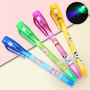 20Pcs Children's Pen Invisible Writing Pens For Students Multi-functional Ballpoint UV Fluorescent Marker