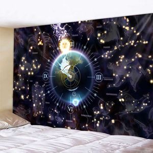 Tapestries scene home decor moon print tapestry witchcraft Hippie yoga mat Bohemian decorative tapestry bedroom sheet