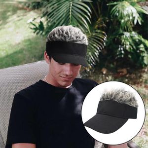 Ball Caps 2023 Baseball With Spiked Hairs Wig Hat Women Sunshade Casual Adjustable Visor Men Concise Sun Wi T0P3