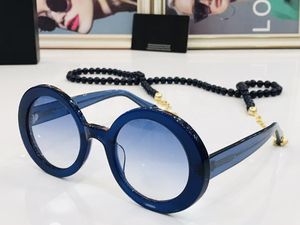 Realfine888 5A Eyewear CC5489 Круглый роскошный дизайнерский дизайнерские солнцезащитные очки для мужчины с женщиной со стекла