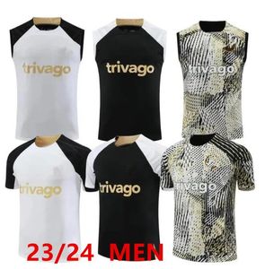 Koszulki piłkarskie CFC Krótkie rękawie Pulisic 23 24 Mount Havertz Sterling Jorginho Koulibaly Kante Training Suit Chandal Futbol Uniform Bluza