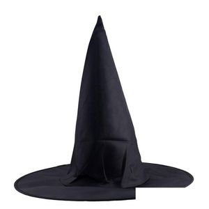 Other Festive Party Supplies Halloween Witch Hat Masquerade Black Wizard Adt Kid Cosplay Costume Accessory Prop Cap Vt0622 Drop De Dhyhv