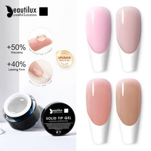  Beautilux Solid Tip allkem soft gel nails Gel for American Pose Capsule Tips - Soak Off Jelly Gummy Base Glue Adehesive (230714)
