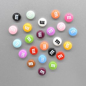 Fridge Magnets Wholesale Cartoon Cute Color M Beans10pcs Kitchen Fridge Sticker Resin Home Magnetic Decoration Small Gift Convenience Sticker 230714