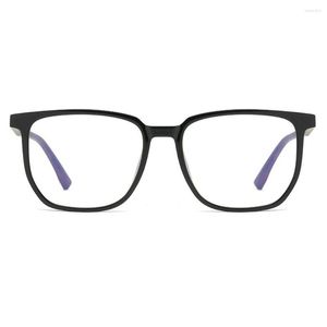 Solglasögon fyrkantiga glasögon stora ramgavarguggles synvård glasögon för retro kvinnor män