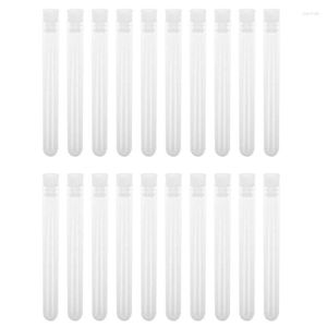 50Pcs Plastic Centrifuge Tubes With Cap For Student Teacher School Lab