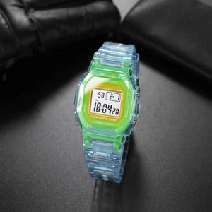 Lässige Sport-Quarz-Herrenuhr 5600, digitale LED, wasserdicht, Weltzeit, kaltes Licht246O