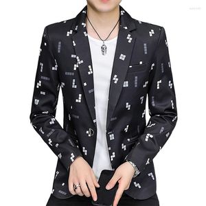 Abiti da uomo Blazer di alta qualità Gioventù Moda coreana Trend Elegante semplice Business Party Casual Gentleman Cappotto aderente occidentale