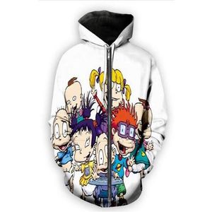 Akzeptieren Sehr geehrter Kunde, Design DIY Cartoon-Figuren 90er Jahre 3D Hoodies Damen Herren 3D-Druck Sublimation Reißverschluss Hoodies HS0163184