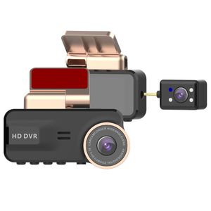 F22 3,16 tums bil DVR Dual Lens Video Recorder Hållbar streck kamera universal multifunktionell körinspelare biltillbehör