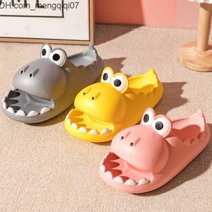 Slipper Slipper Cute Dinosaur Slide Platform Women's Indoor Bathroom Slide Children's Slide Summer Soft EVA Women's Beach Flip Z230714