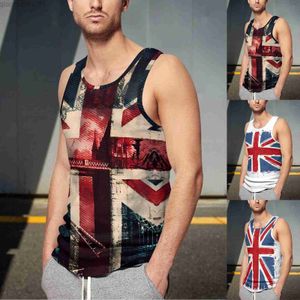 T-shirty męskie krótkie rękawowe tee tee męskie męskie letnia flaga brytyjska cyfrowa cyfrowa 3D drukowanie T-Koszulka Transferowa na koszulki Koszule Męskie Pakiet L230713