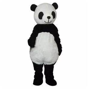 Halloween Panda Mascot Costume Dostosowanie kreskówka Anime Anime Postacie Świąteczna sukienka Fancy Party Carnival unisex adul237f