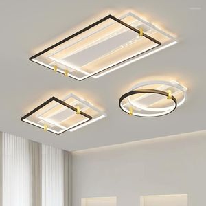 Ceiling Lights Modern Nordic Lighting For Bedroom Living Room LED Minimalist White Kitchen Balcony Lamp Dimmable