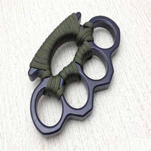 Brass Knuckles Arival Black Alloy Duster Buckle Masculino e Feminino Autodefesa Socos com Quatro Dedos555251R Drop Delivery Sports Outdoor Dhsqn