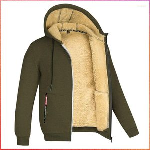 Herrtröjor män kvinnor s-3xl vinter päls streetwear zip up hoodie hålla varm case coat kamouflage tröja vandring utomhus armé jackor