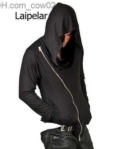 Herrhuvtröjor Sweatshirts Herrstrumpor Nya herrtröjor Långärm Långärm Slim Men Zipper Hoodie Assassin Master Cardigan Creed Jacket S-3XL Z230719