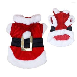 Собачья одежда Рождественская одежда для маленьких собак костюм Санта