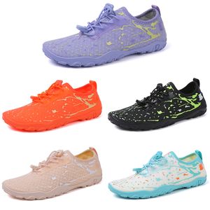 2023 wear resistant casual mesh wading shoes men black green blue white orange for all terrains